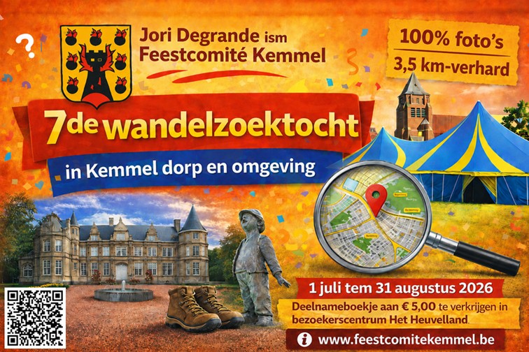 7de wandelzoektocht in Kemmel dorp en omgeving